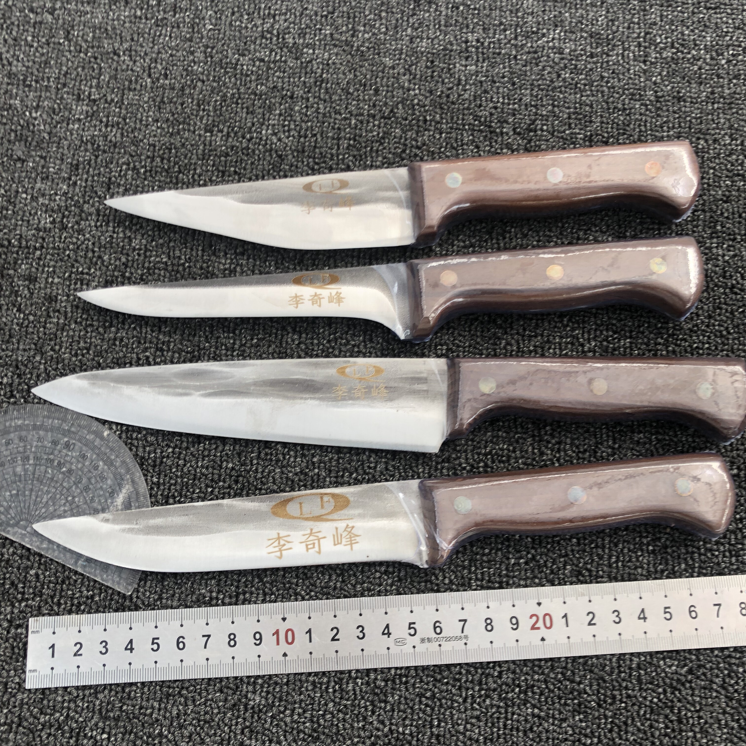 李奇峰刀具李奇峰不锈钢刀进口钢刀屠宰剔骨刀502刀猪肉刀牛肉刀