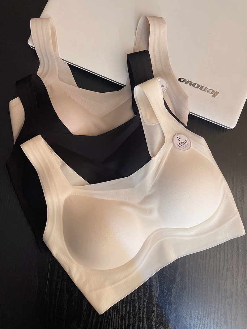 背心式抹胸纯色款大胸显小薄款内衣无钢圈柔软胸罩短款打底裹胸