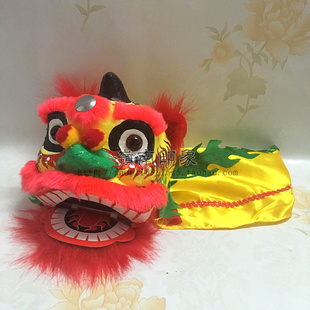 佛山diy材料包醒狮摆件设小舞狮子头手偶玩中国风工艺品非遗布置