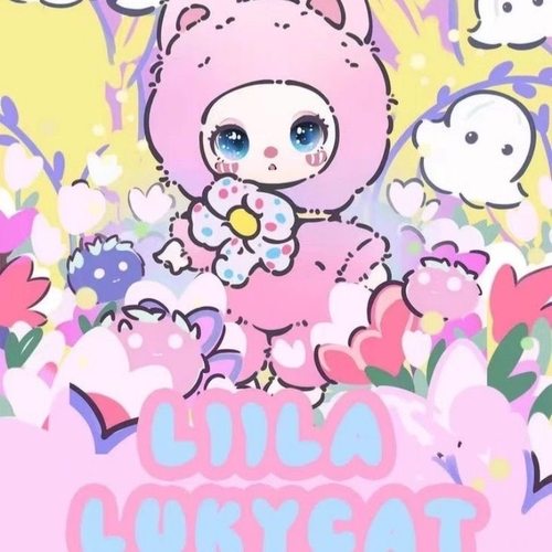 liila's Lucky Cat莉拉1代 可爱潮玩毛绒挂件盲盒摆件