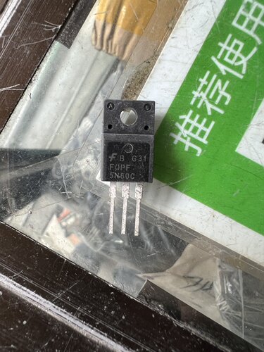 原装原字拆机 FQPF5N60 FQPF5N60C P5NM60Z 5A600V 场效应管