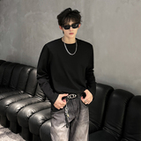 基础垫肩打底衫男高级感秋冬新款内搭纯色长袖T恤409-J215-P38，男装T恤，星座409(原A307）