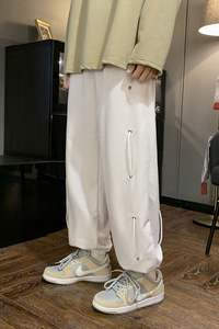 秋季男士宽松抽绳束脚运动裤潮流工装百搭哈伦裤XZ404-2-Q003图片
