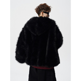 双面穿座山雕棉衣飞行夹克加厚保暖宽松连帽外套409-J231-P168，男装夹克，星座409(原A307）