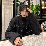 多拉链小香风外套高级感亮片设计夹克时尚百搭409-5585-P138，男装夹克，星座409(原A307）