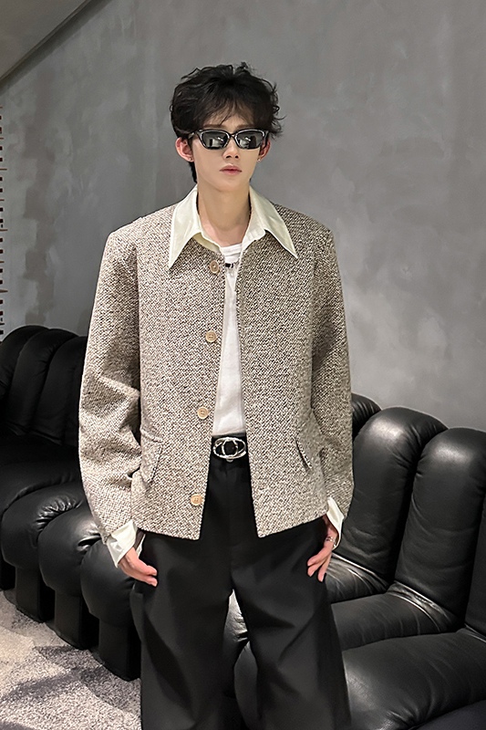 小香风外套男秋季2025新款短款气质高级感上衣409-5609-P118，女装短外套，星座409(原A307）