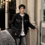 重工手工编织金属别针设计人间小香风外套409-5601-P128，女装短外套，星座409(原A307）