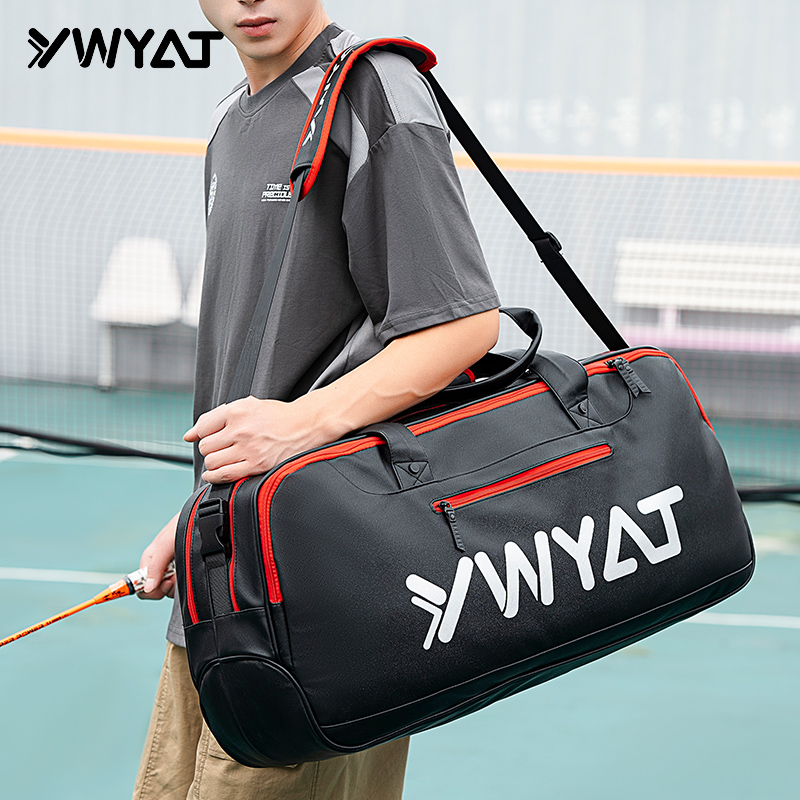 新款专业网羽双用球包带隔热层