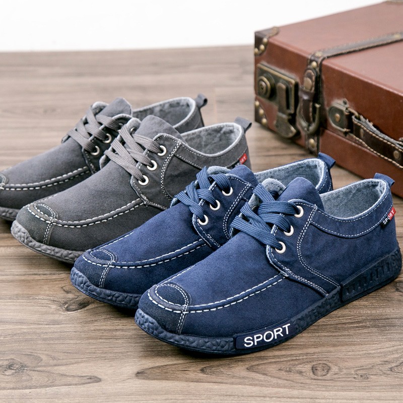 2022春季男士帆布鞋韩版老北京布鞋学生休闲运动防滑板鞋低帮男鞋