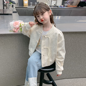 女大童儿童春秋款 外套新款 女童春装 衣服DY11957 小梨专享