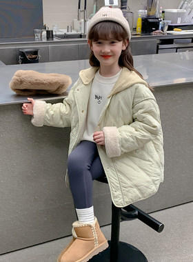 【小梨专享】女童棉服冬装2025新款加绒加厚外套儿童棉袄Q12862