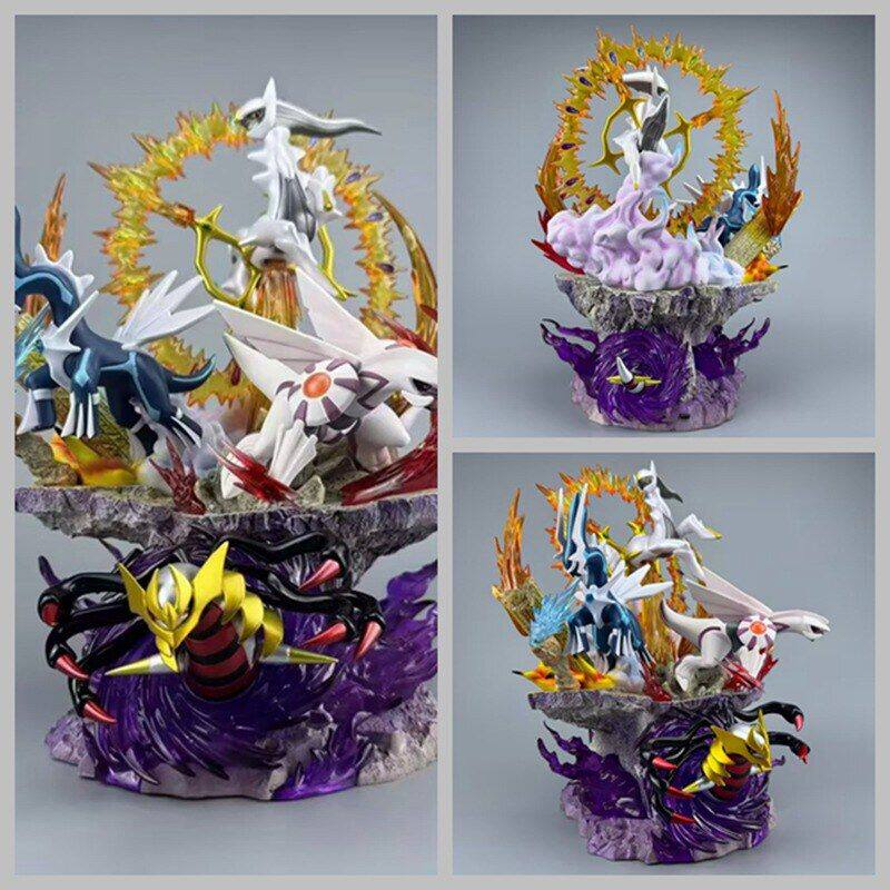 宠物小精灵 神奥四神 阿尔宙斯帕路奇犽帝牙卢卡骑拉帝纳手办摆件