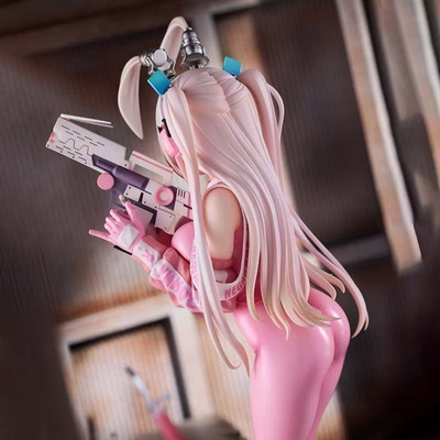 优质版Superbunny粉色美少女手办可爱兔子动漫二次元雕像潮玩摆件