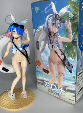 蔚蓝档案泳装阿罗娜&普拉娜 可爱手办雕像模玩礼物Asai动漫模型