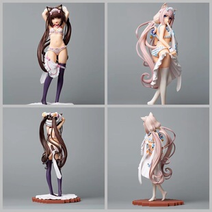 猫娘乐园 香子兰与巧克力 更衣 泳装站姿 模型 盒装手办