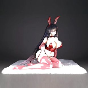 碧蓝航线 坐姿大凤插画版 兔女郎二次元少女机箱公仔模型摆件手办