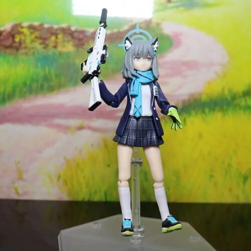 figma 567#碧蓝档案 砂狼白子 小仓唯 美少女 关节可动 盒装手办