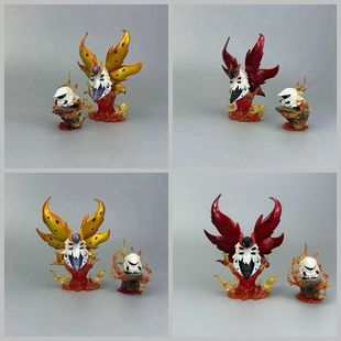 宠物小精灵 火神蛾 燃烧虫 套组 焚翼蛾 炎翅蛾 火神虫 模型手办