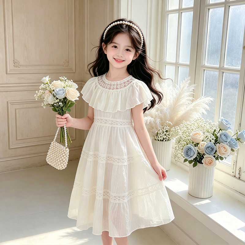 女童夏日漂亮连衣裙超好看炸街裙子夏季高级感女款2026新款儿童潮
