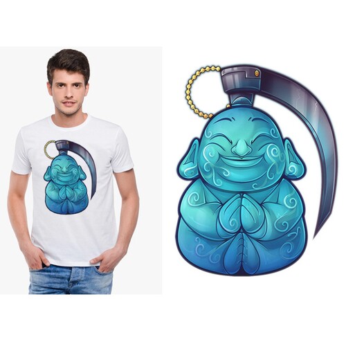 CS GO sticker Global OffensiveTEE-Shirt男女T恤定制圆领 9