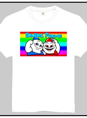 Snow Bros T-shirt 雪山兄弟 T恤 80后经典PS游戏 雪山兄弟 T恤