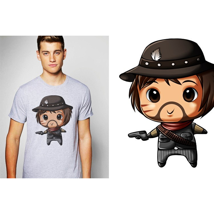 reddeadredemption2荒野大镖客Tee-Shirt成人T恤上衣圆领衣服6