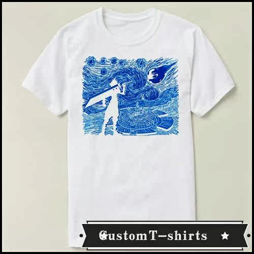 Van Gogh Starry Fantasy梵高 文化衫短袖成人  T恤T-shirt7
