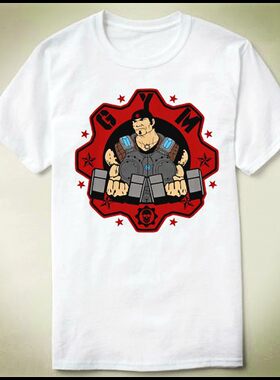 Gears of War Gym Marcus Fenix战争机器4 T-Shirt T恤 衣服定制
