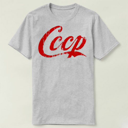 CCCP 苏联 苏维埃 圆领   定制 DIY 男女 Tee T-Shirt T恤