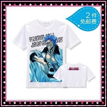 无胶感 动漫周边 衣服短袖T恤 死神BLEACH 6刃 葛力姆乔个性衣服