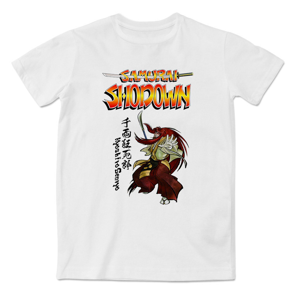 80后经典街机游戏侍魂之千两狂死郎短袖个性印花T恤文化衫男女款