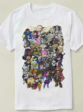 衣服 短袖 定制 儿童 Tee T-Shirt T恤 Overwatch Heroes守望先锋