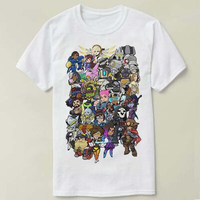 衣服 短袖 定制 儿童 Tee T-Shirt T恤 Overwatch Heroes守望先锋