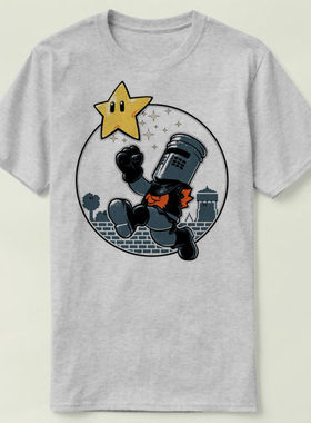 Black mario Monty Python Holy Grail蒙提派森巨蟒圣杯ShirtT恤