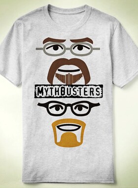 Mythbusters  流言终结者  包邮  定制  diy Tee T-Shirt T恤
