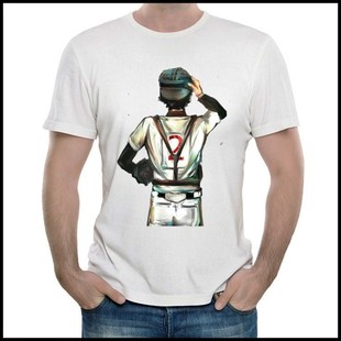 Oofuri T-shirt 王牌投手振臂高挥T恤 白色短袖 王牌投手T恤 男女