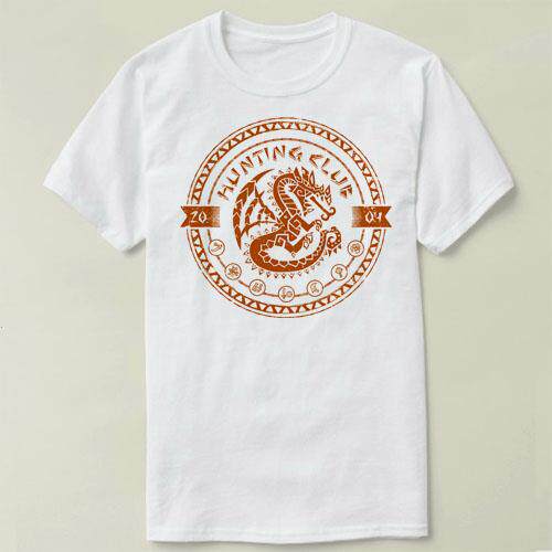 Hunting Club Monster Hunter M.H怪物猎人Tee Shirt圆领 T恤