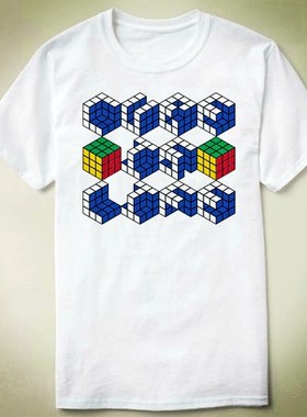 Rubiks Cube is Life   魔方   Tee T-Shirt T恤 衣服