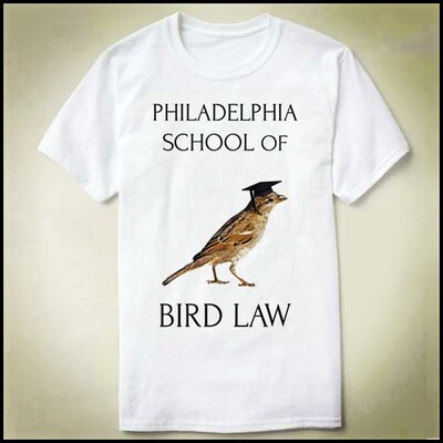 T-Shirt T恤 Philadelphia School of Bird Law waitress 女招待