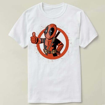 Deadpool死侍Marvel漫威fallout辐射Tee Shirt 定制T恤男女
