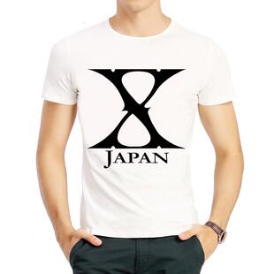 X-JAPAN短袖日本重金属乐队T恤摇滚风圆领个性儿童衣服男女tshirt