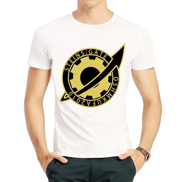 命运石之门T恤 白色短袖 恤 男女春季衣服 Steins Gate T-shirt