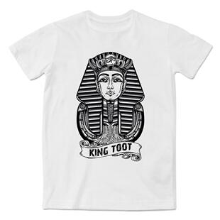 新款个性潮流埃及图坦卡门的面具休闲时尚印花短袖T恤男女同款