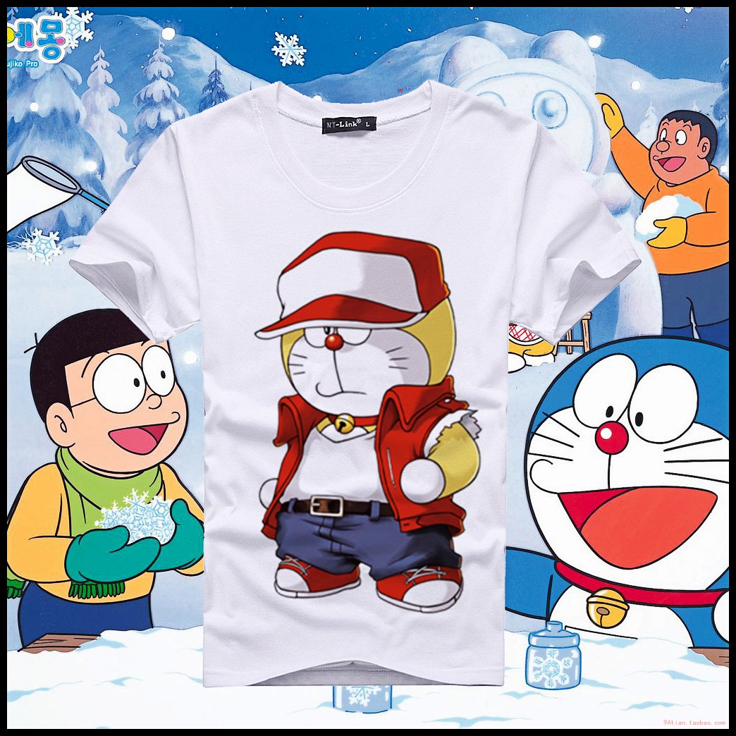 哆啦A梦T恤 百变多款COS拳皇superman圣斗士哈瑞波特舒适短袖衣服