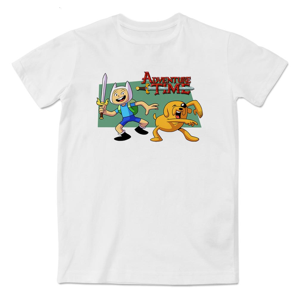 经典动漫探险时光短袖圆