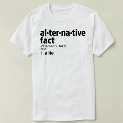 Alternative Facts Definition  个性 定制 DIY T-Shirt T恤 衣服