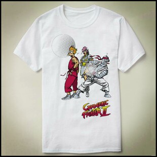 Cryogenic Street Fighter街霸Tee Shirt 圆领  T恤