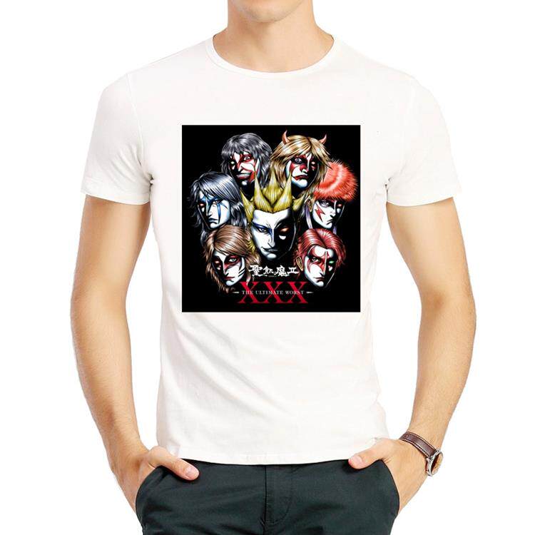 圣饥魔T恤成人儿童圆领白色短袖夏季印花衣服男女Seikima T-shirt