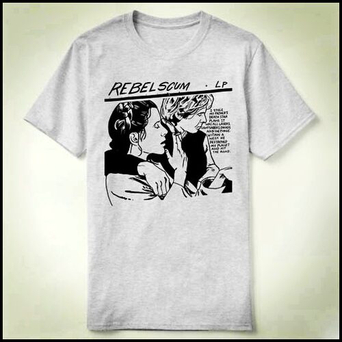 Sonic Youth 音速青年 han-solo leia Rebel Scum  T-Shirt T恤