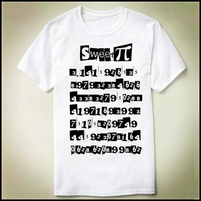 mathematics math maths 数学 Sweet Pi π 圆周率  T-Shirt T恤